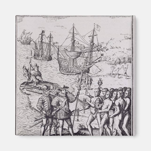 Aimant Columbus à Hispaniola 2 (Devant)