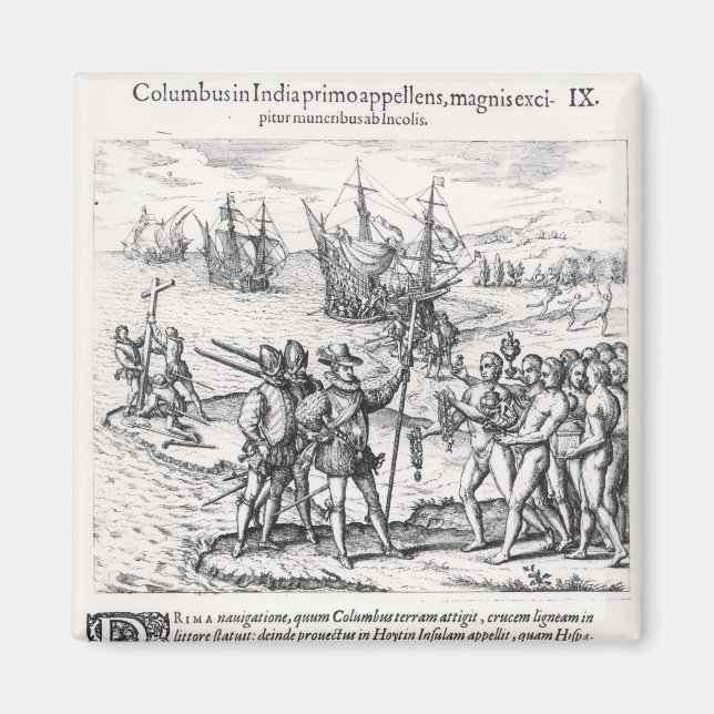 Aimant Columbus dans ce qui a été appelé pour la première (Devant)
