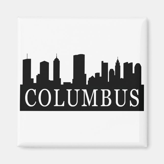 Aimant Columbus Skyline (Devant)