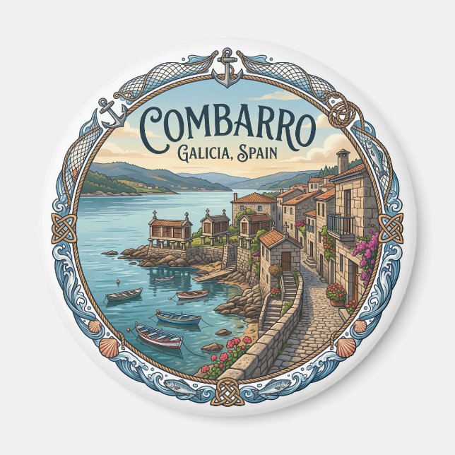 Aimant Combarro Poio Espagne (Devant)