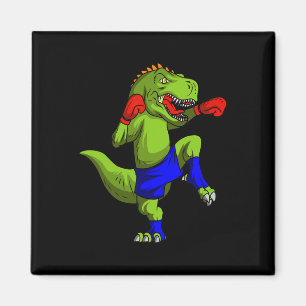 Aimant Combattant de Muay Thai Mma T-rex Comt d'art marti