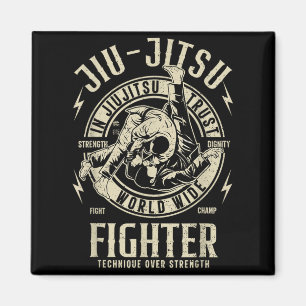 Aimant Combattant Jiu Jitsu Drôle BJJ T Jiu Jitsu Brésili