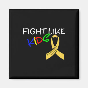 Aimant Combattez comme des enfants Mois de sensibilisatio