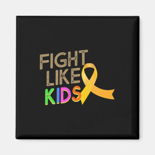 Aimant Combattez comme des enfants Mois de sensibilisatio