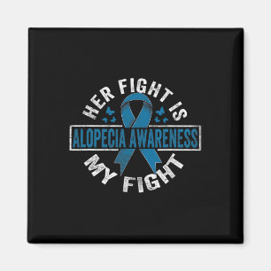 Aimant Combattre est mon combat Alopecia Sensibilisation 