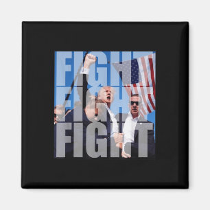 Aimant Combattre Le Combat Pour Donald Trump 2024 Usa Ell