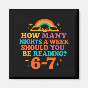 Aimant Combien de nuits par semaine devriez-vous lire 67