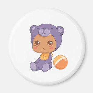 Aimant Combinaison grenouillère bébé garçon fille ours vi