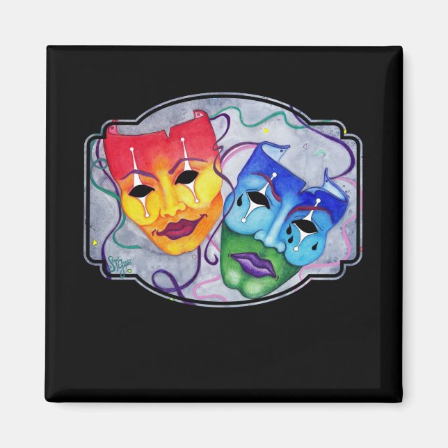 Aimant Comedy & Tragedy (Devant)