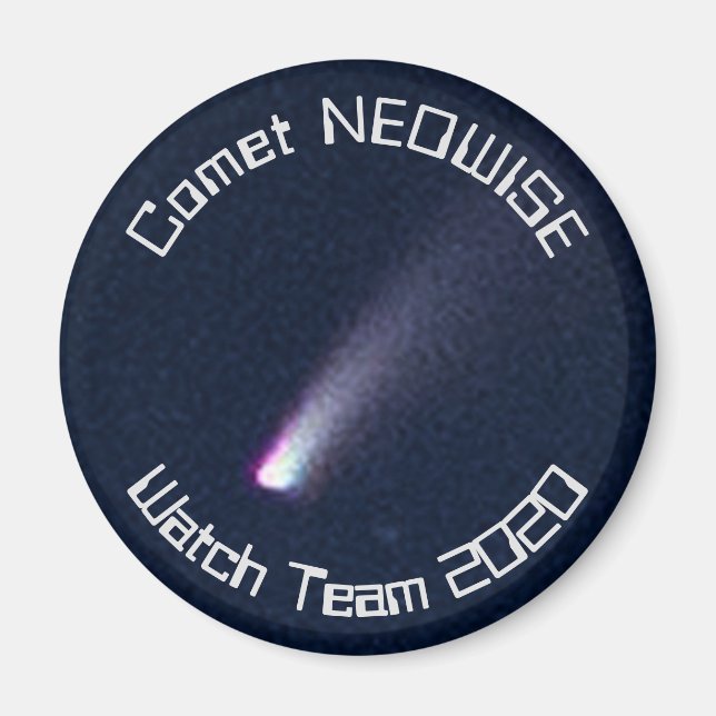 Aimant Comet NEOWISE Watch Team 2020 (Devant)