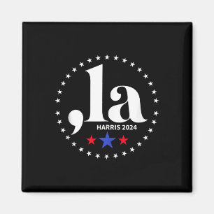Aimant Comma La Kamala Harris Pour Président 2024 Funny K