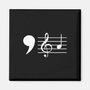 Aimant Comma La Music Notes Kamala Harris Music Teacher E
