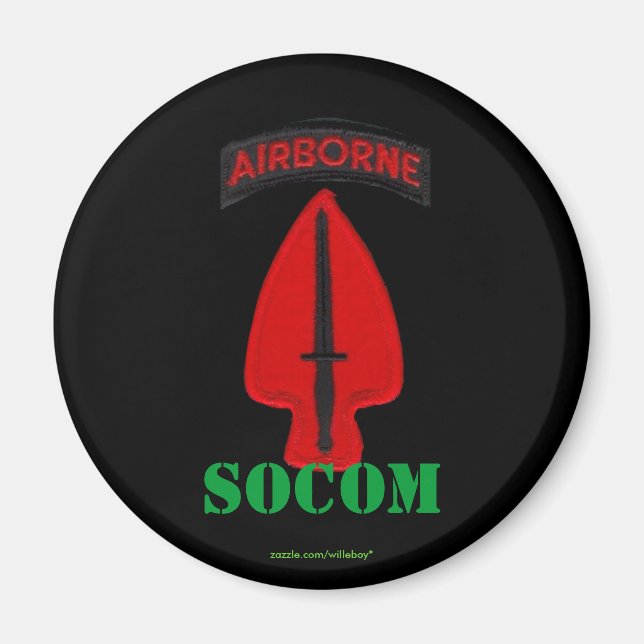 Aimant commande opérations spéciales socom soc patch Magn (Devant)