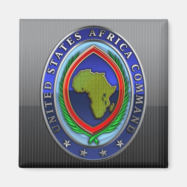 Aimant Commandement des États-Unis en Afrique (Devant)