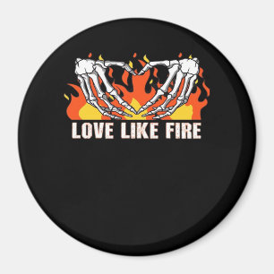 Aimant Comme Classique - Skeleton Hands Heart