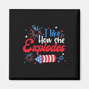 Aimant Comme comment elle explose Fireworks Funny Couple