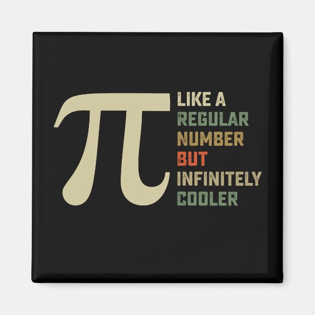 Aimant Comme un nombre régulier mais infiniment plus cool (Devant)