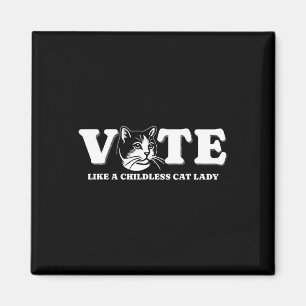 Aimant Comme Une Femme Sans Enfant Qui Vote Drôle Kamala 