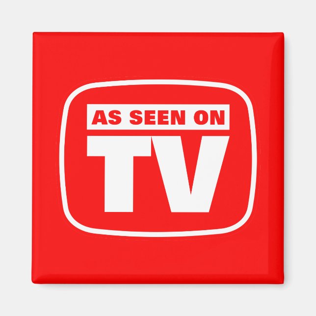 Aimant Comme vu à la télévision (Devant)
