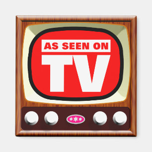 Aimant Comme vu à TV - rétro TV