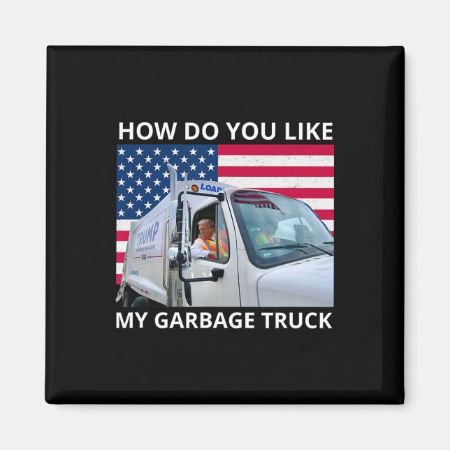 Aimant Comment aimez-vous mon trajet de camion de garage  (Devant)