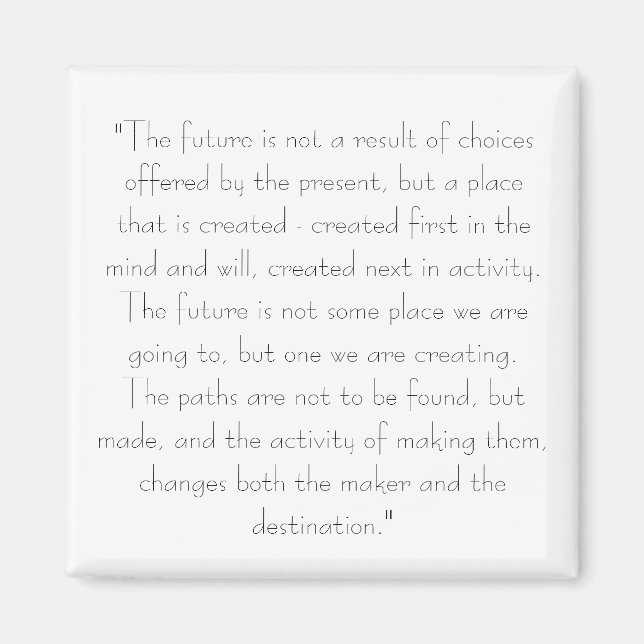 Aimant Comment créer votre destin (Devant)