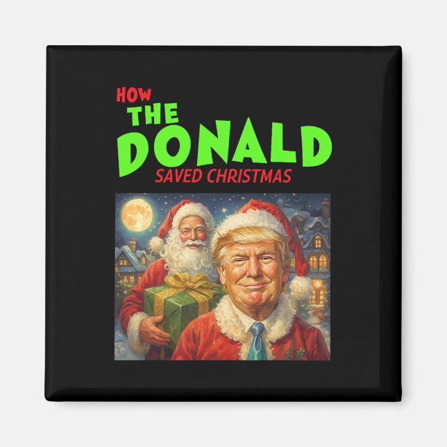 Aimant Comment Donald Trump a sauvé Noël  (Devant)