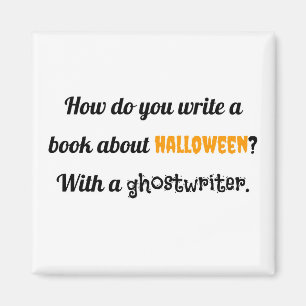 Aimant Comment écrivez-vous un livre sur Halloween ? Avec