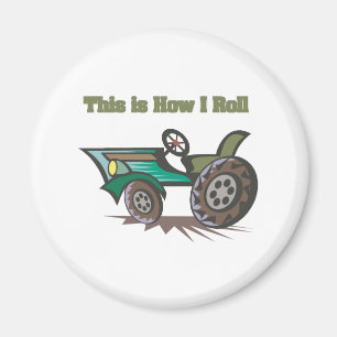 Aimant Comment je roule (tracteur)