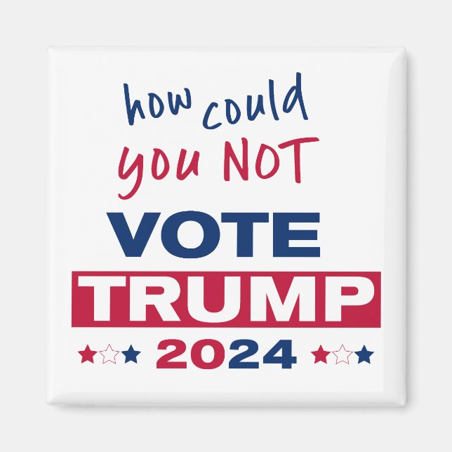 Aimant Comment ne pas voter TRUMP 2024 (Devant)