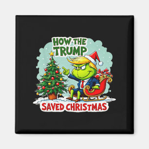 Aimant Comment Trump a sauvé Noël Drôle de Noël Trump