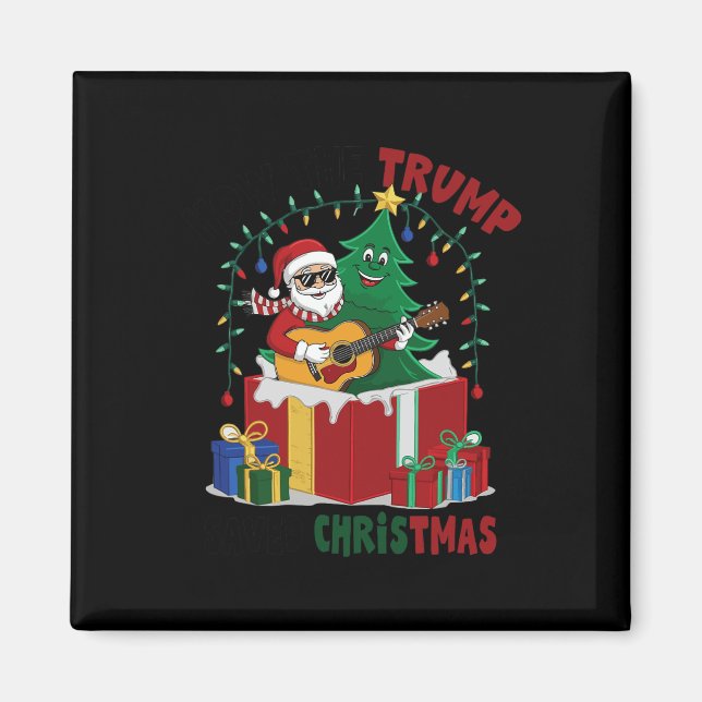 Aimant Comment Trump a sauvé Noël et le Christ des Fêtes (Devant)