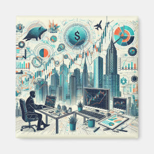 Aimant commercial stock