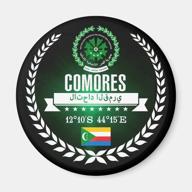 Aimant Comores (Devant)
