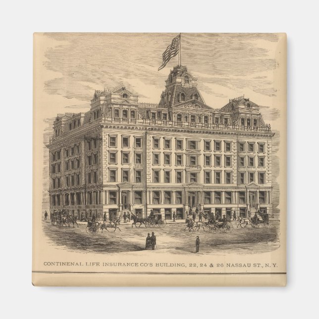 Aimant Compagnie d'assurance-vie Continental (Devant)