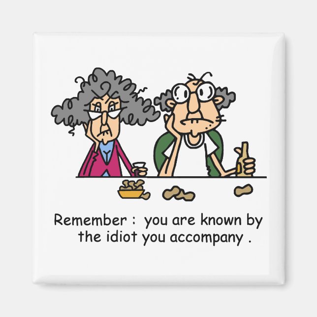 Aimant Compagnie Idiot (Devant)