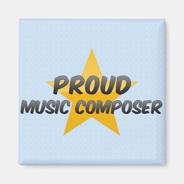 Aimant Compositeur de musique fière (Devant)