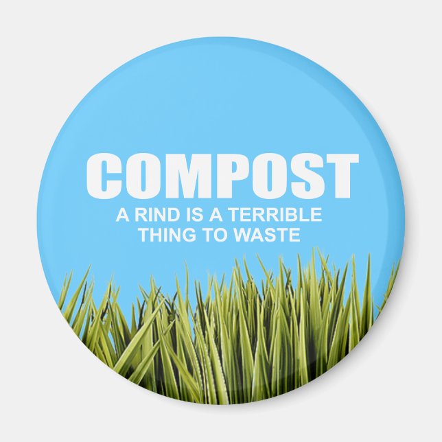 Aimant Compost : Une croûte est une chose terrible à gasp (Devant)