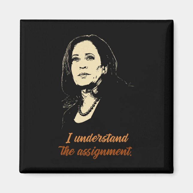 Aimant Comprendre l'ignorance - Kamala Harris 2024 Ellist (Devant)