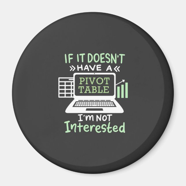 Aimant Comptable Avoir Un Tableau Croisé Dynamique (Devant)