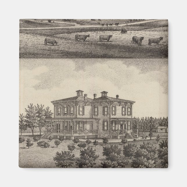 Aimant Comté d'Allen, Kansas (Devant)