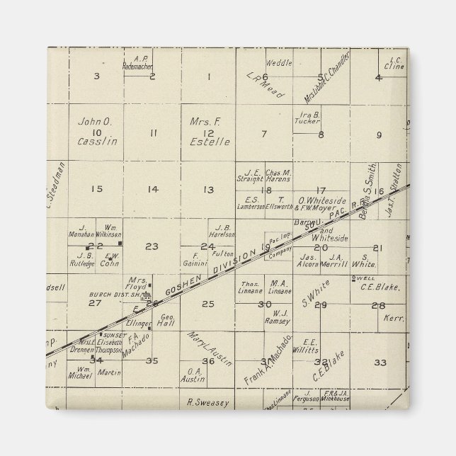 Aimant Comté de Fresno, Californie 15 (Devant)