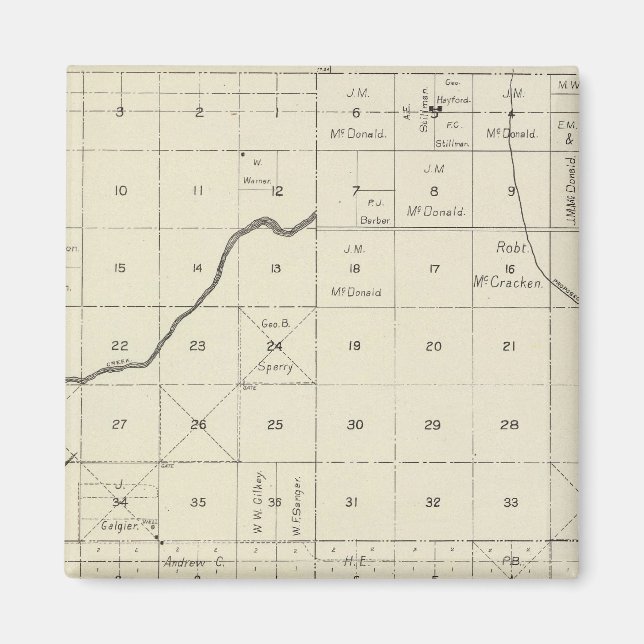 Aimant Comté de Fresno, Californie 5 (Devant)