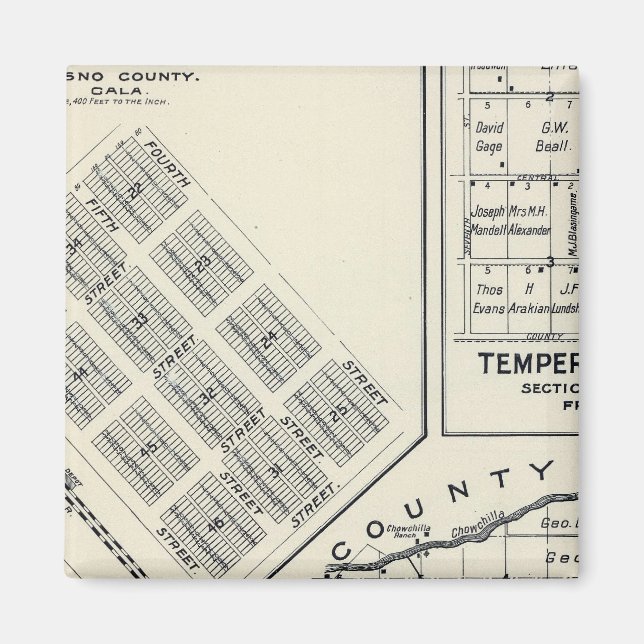 Aimant Comté de Madera, Californie 3 (Devant)