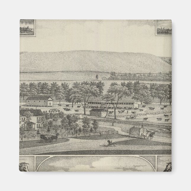 Aimant Comté de Pottawatomie, Kansas (Devant)