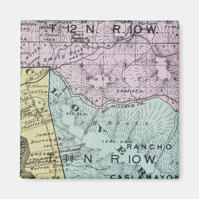 Aimant Comté de Sonoma, Californie 18 (Devant)