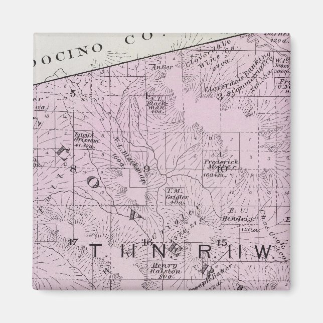 Aimant Comté de Sonoma, Californie 7 (Devant)