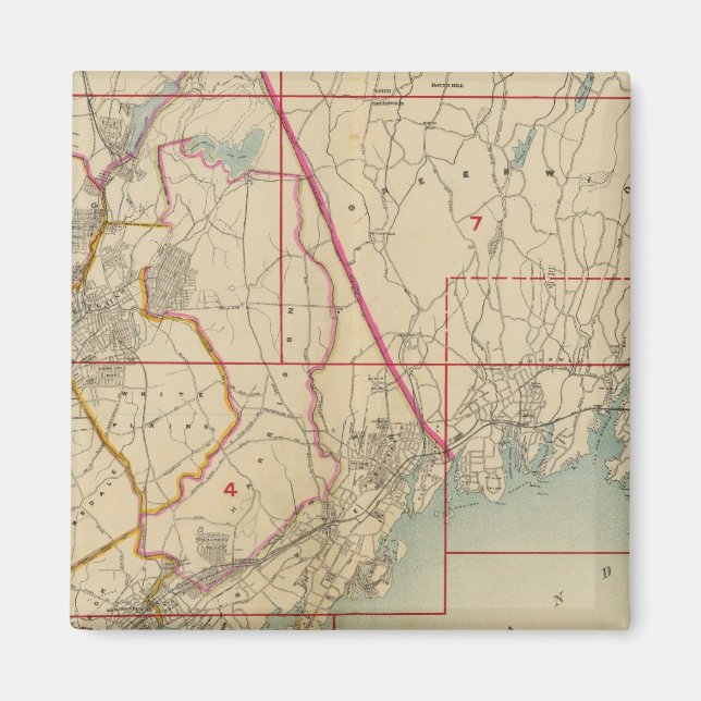 Aimant Comté de Westchester, New York (Devant)