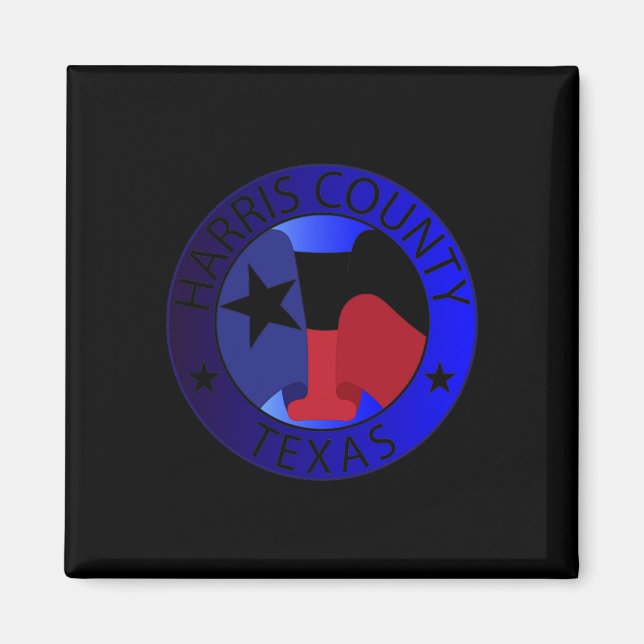 Aimant Comté Texas Kamala Harris 2024 Election Anti Trum (Devant)