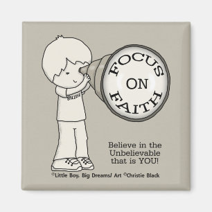 Aimant Concentre-toi sur la foi